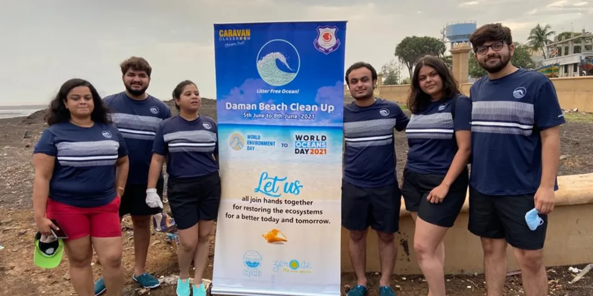 Cleaning of Devka beach in Daman started on World Environment Day