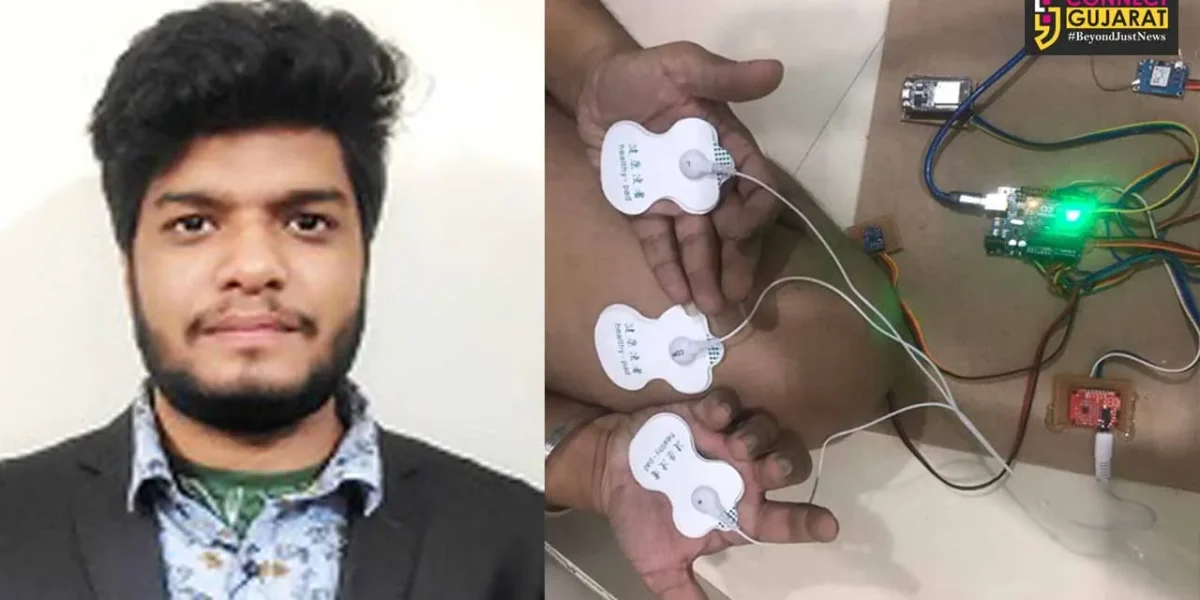 Parul university student developed a IoT Based Health Monitoring System