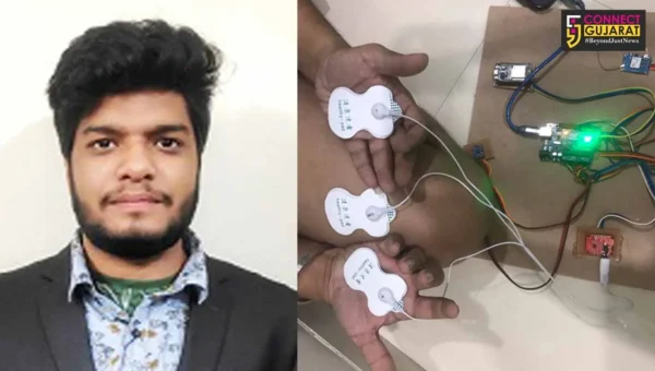 Parul university student developed a IoT Based Health Monitoring System