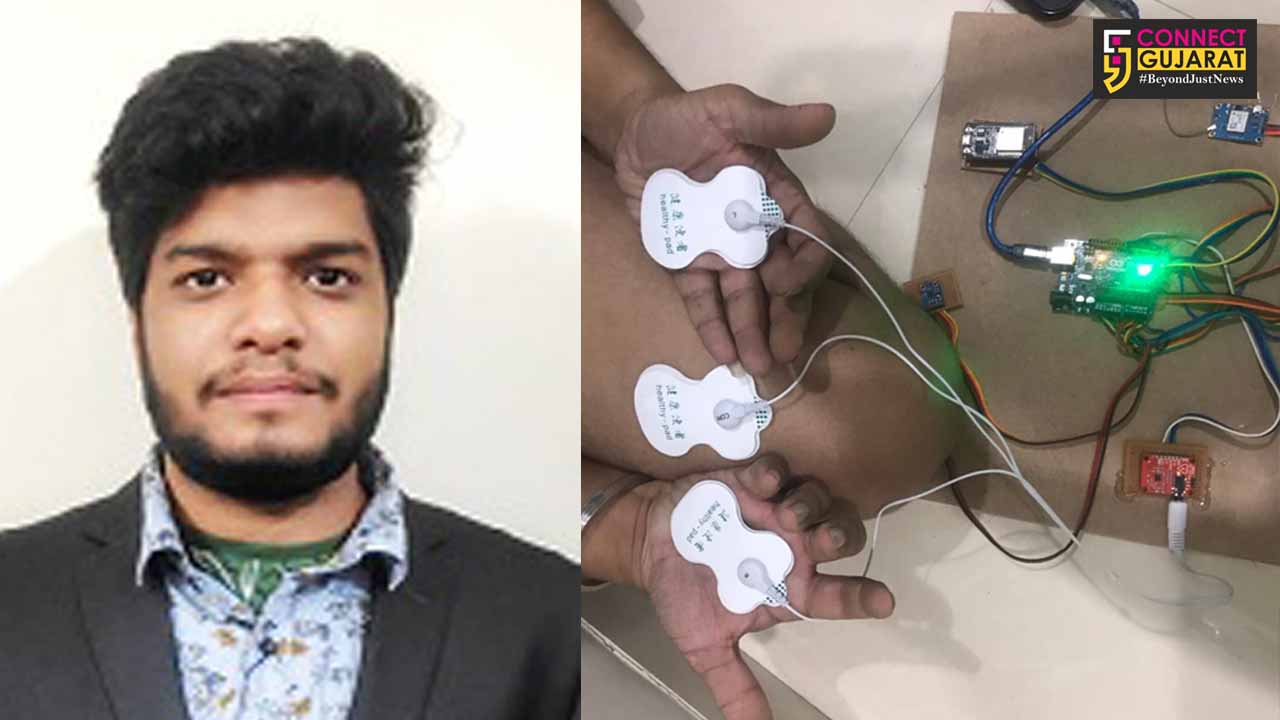 Parul university student developed a IoT Based Health Monitoring System