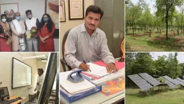 School in Waghodia taluka of Vadodara district imparts computer training to students in advanced lab along with farming and tree planting