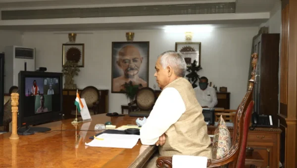 Gujarat governer virtually inaugurated oxygen plant ventilators, BiPAP machines and oxygen concentrators in Vadodara