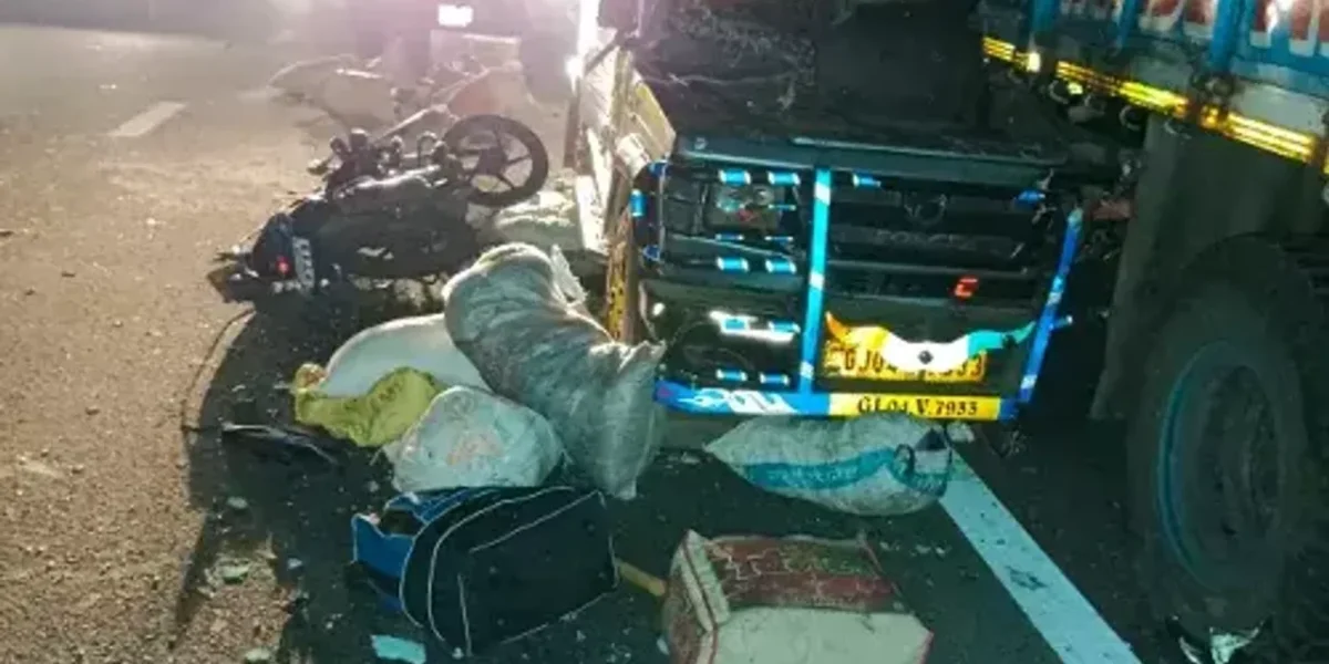 Three people including a child killed in a accident between a jeep and a truck carrying workers