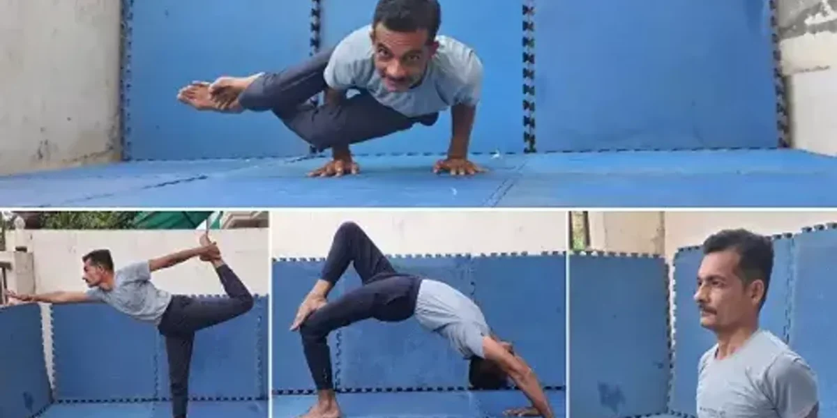 Yoga sadhana by Additional Chief District Health Officer of Vadodara