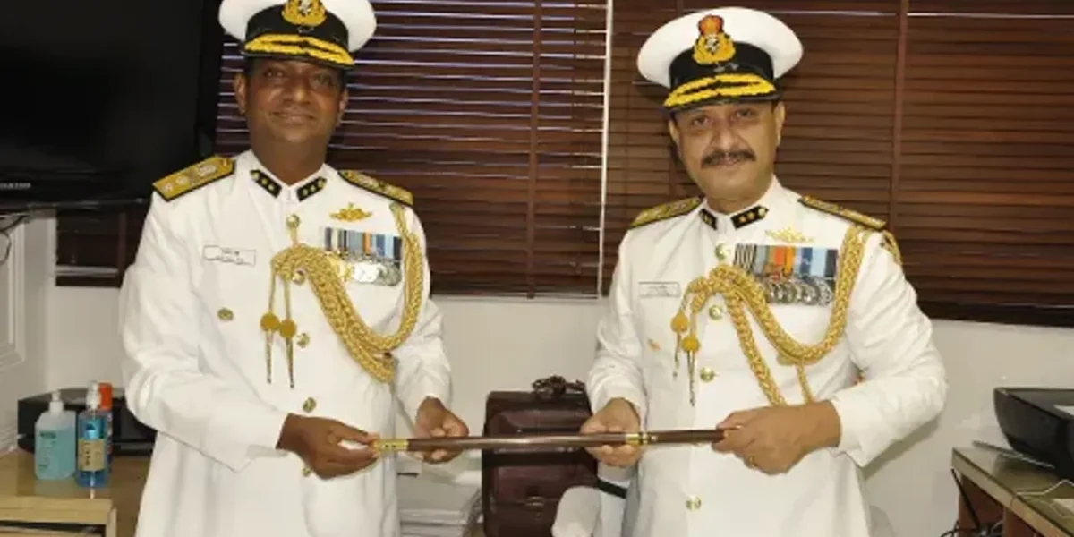 Inspector General Anil Kumar Harbola assumed the command of Indian Coast Guard Region North West