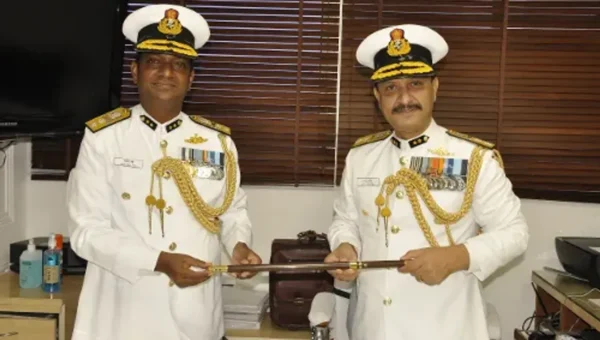 Inspector General Anil Kumar Harbola assumed the command of Indian Coast Guard Region North West