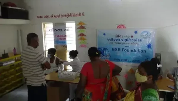 100% vaccination achieved in Alhadpura village under Kelanpur Primary Health Center of Vadodara taluka
