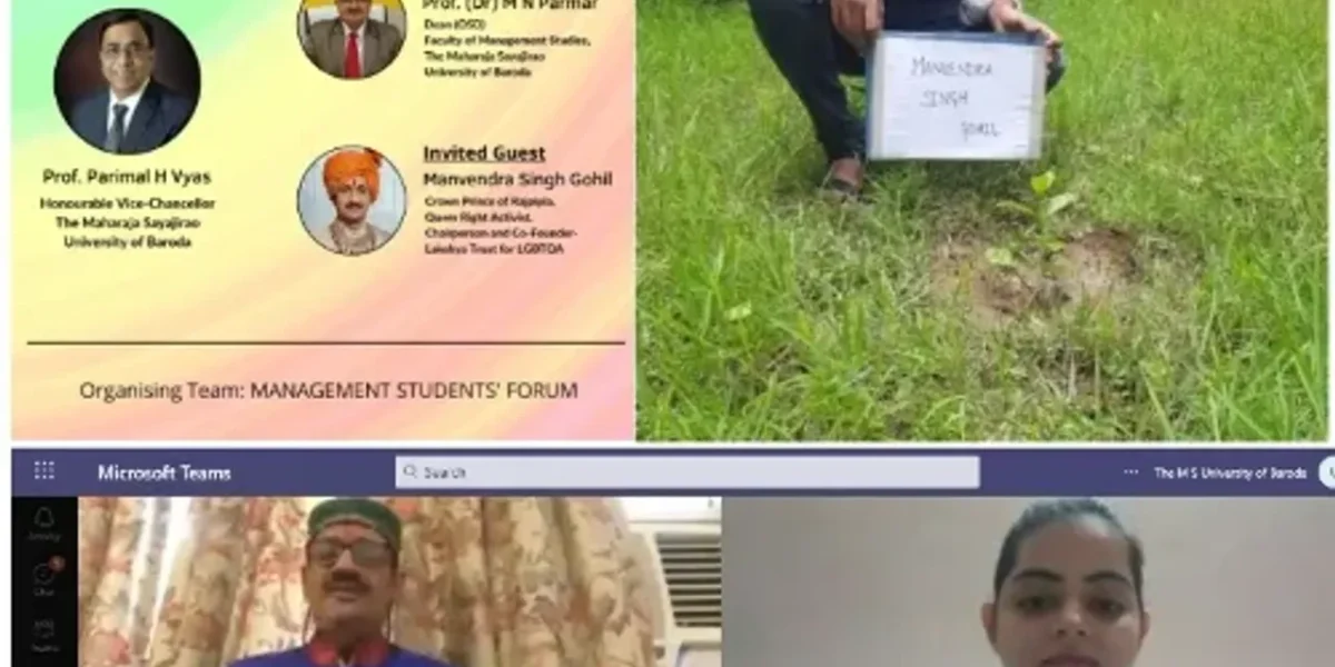Webinar on roadmap to LGBTQ+ Societal Integration by MSU Baroda