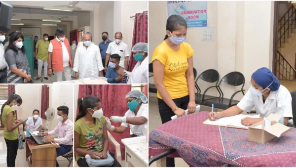 Commencement of vaccination of citizens in the age group of 18 to 45 in rural areas of Vadodara district