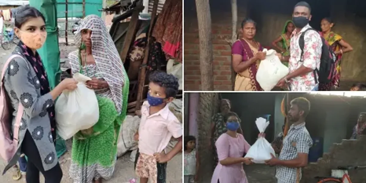 Vadodara: Distribution of 400 ration kits to the needy in Subhashnagar-Manjalpur