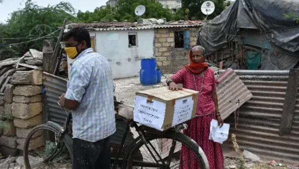 Community support by Air Force Wives Welfare Association Jamnagar