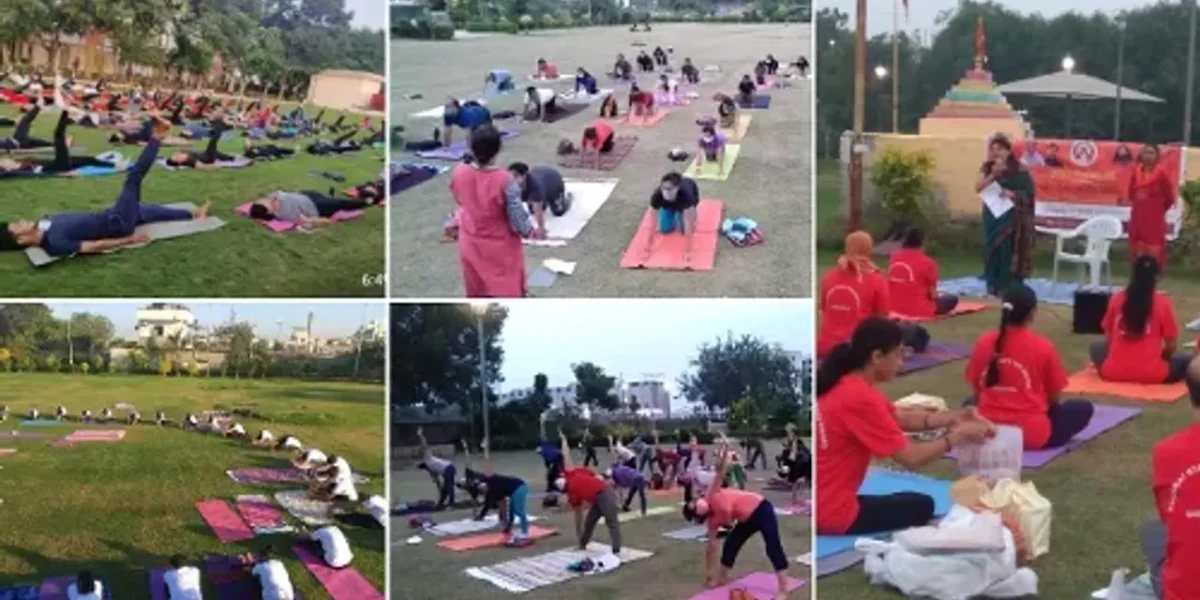 43 well-trained yoga coaches and about 2,000 trainers in Vadodara city and district trying to make yoga a social and family habit