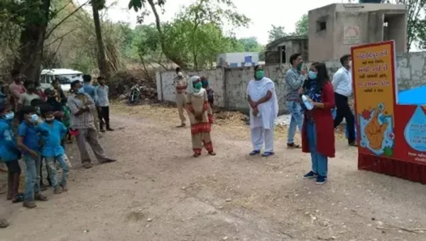 College student unique campaign of vaccination to save life in the tribal area