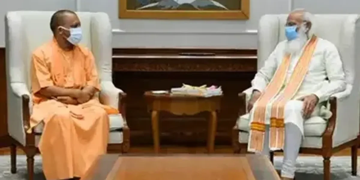 CM Yogi Adityanath meets PM Modi