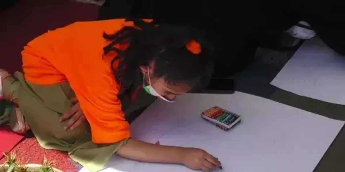 Drawing competition under the ‘Mobile to Sports’ campaign
