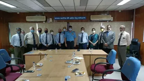 Air Marshal Sandeep Singh, AOC-in-C SWAC visited Air Force Association Gandhinagar