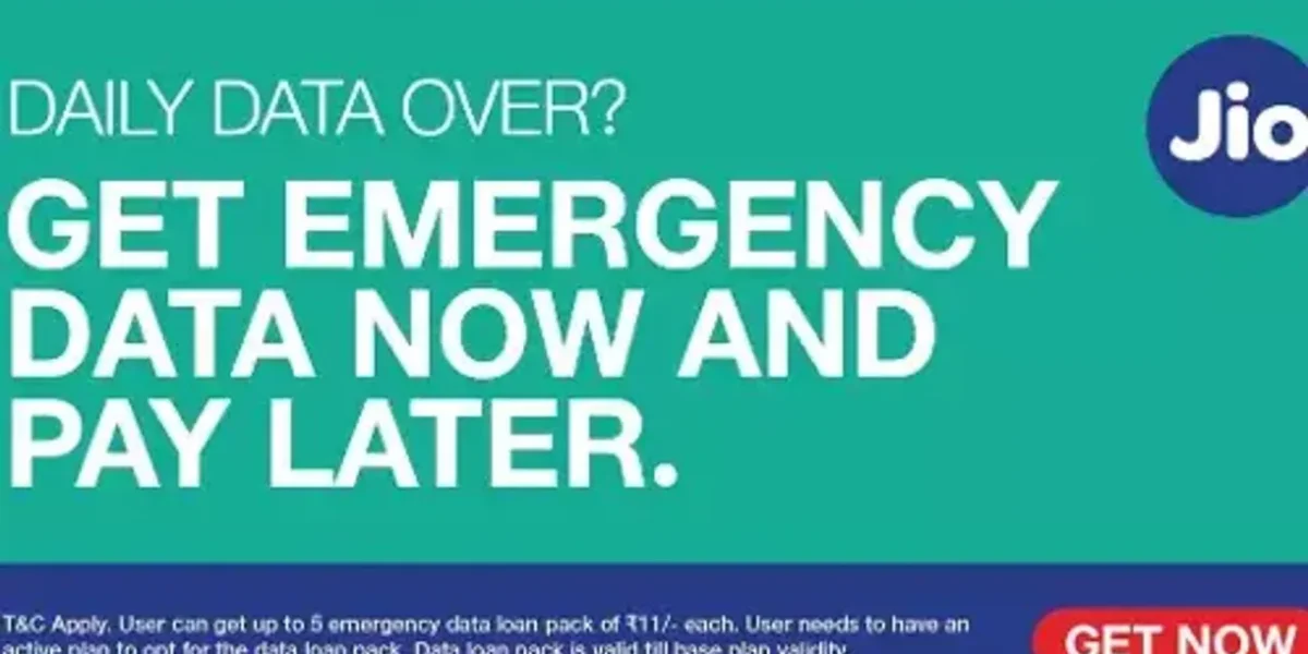 JIO’S launches ‘EMERGENCY DATA LOAN’ facility
