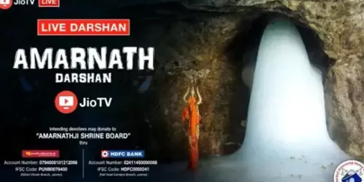 JioTV brings live ‘aarti’ of Amarnathji