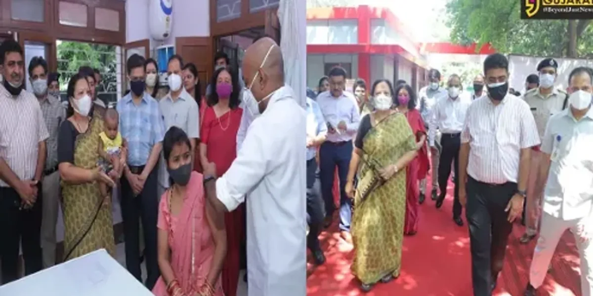 MoSR Visits Vaccination Centre at SP Marg Health Unit