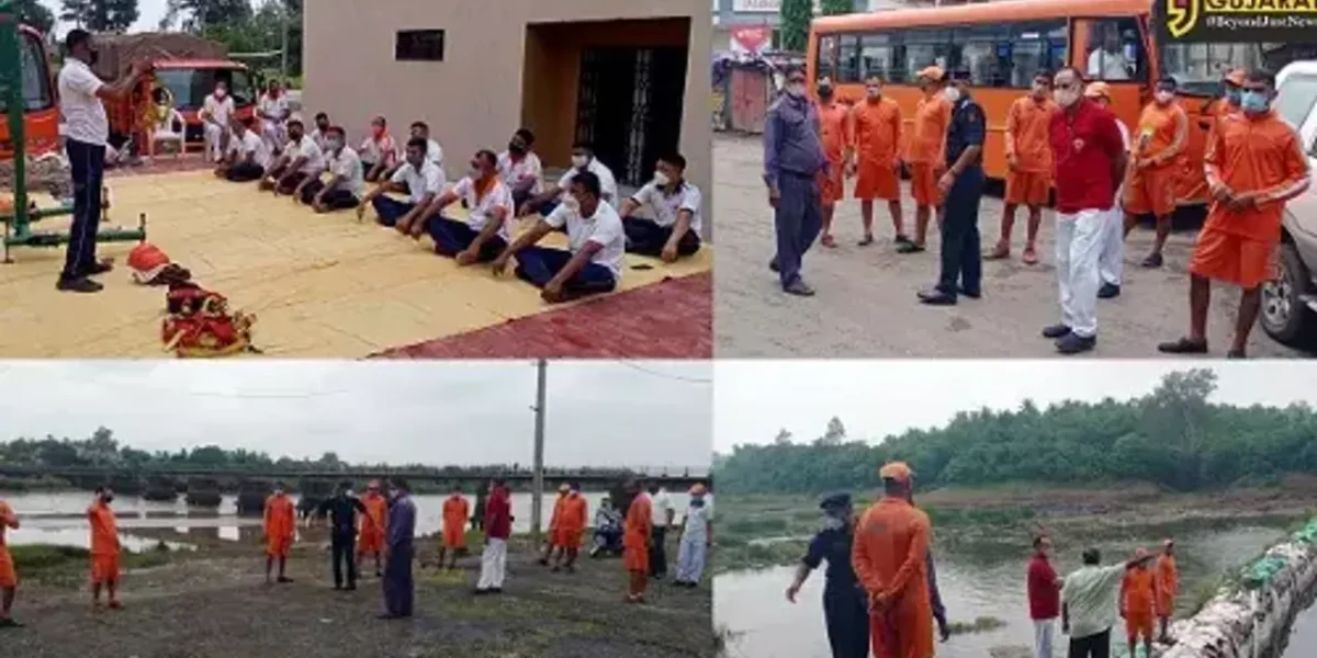 Ten teams of Vadodara based 06 BN NDRF have been deployed in advance for rescue operations during monsoon disasters