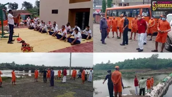 Ten teams of Vadodara based 06 BN NDRF have been deployed in advance for rescue operations during monsoon disasters