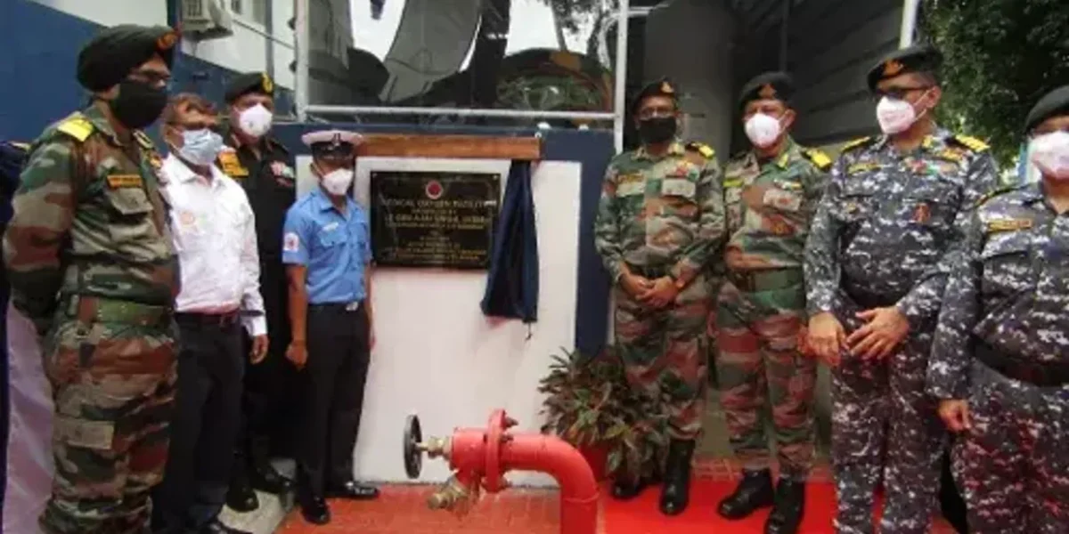 Oxygen generation facility inagurated at INHS Dhanvantari, Port Blair