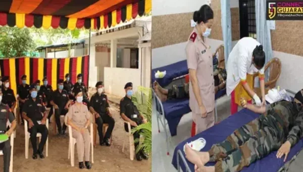Indian Army organises blood donation camp at Vadodara Military station