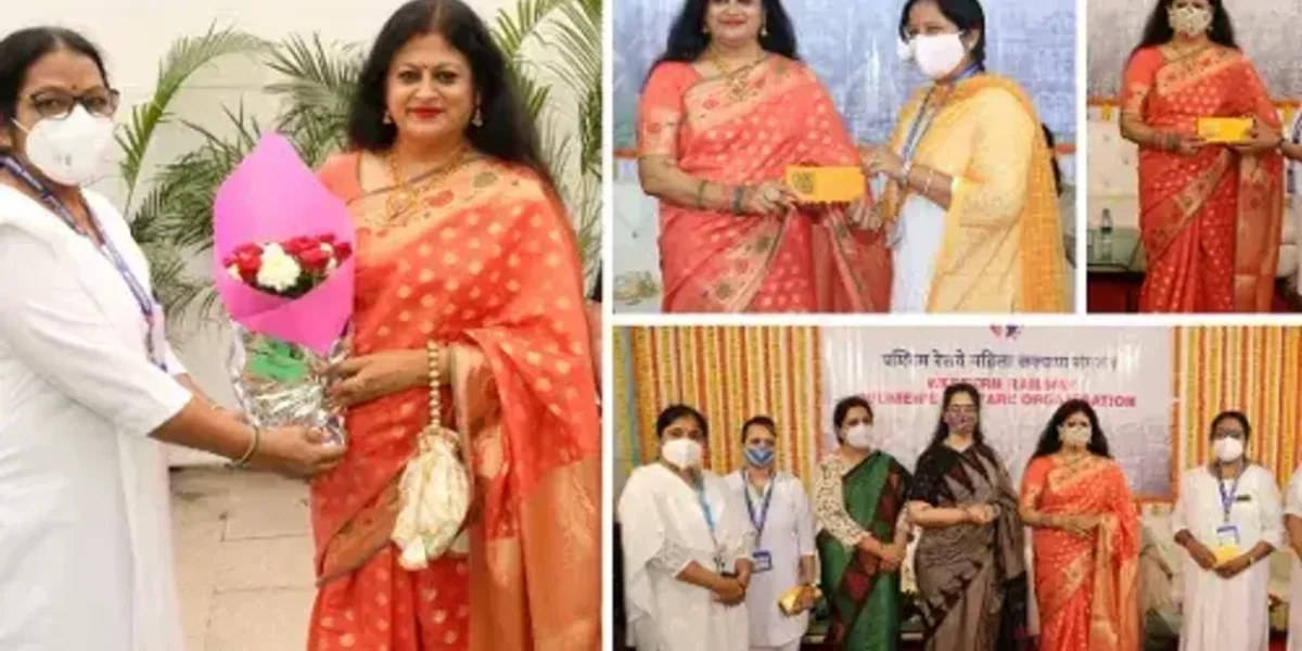 WRWWO felicitates the all women staff of Matunga road station