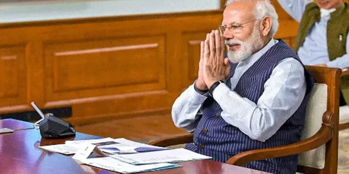PM Modi interacts with floor leaders of all parties from both Houses of Parliament