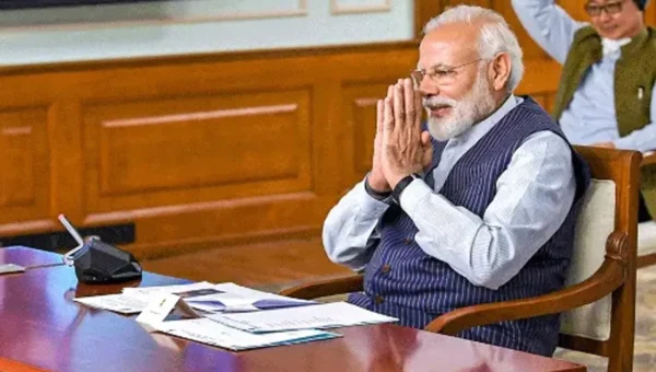 PM Modi interacts with floor leaders of all parties from both Houses of Parliament