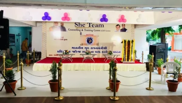 Pradipsinh Jadeja inaugurated the Counseling and Training Center of ShE Team of Vadodara City Police