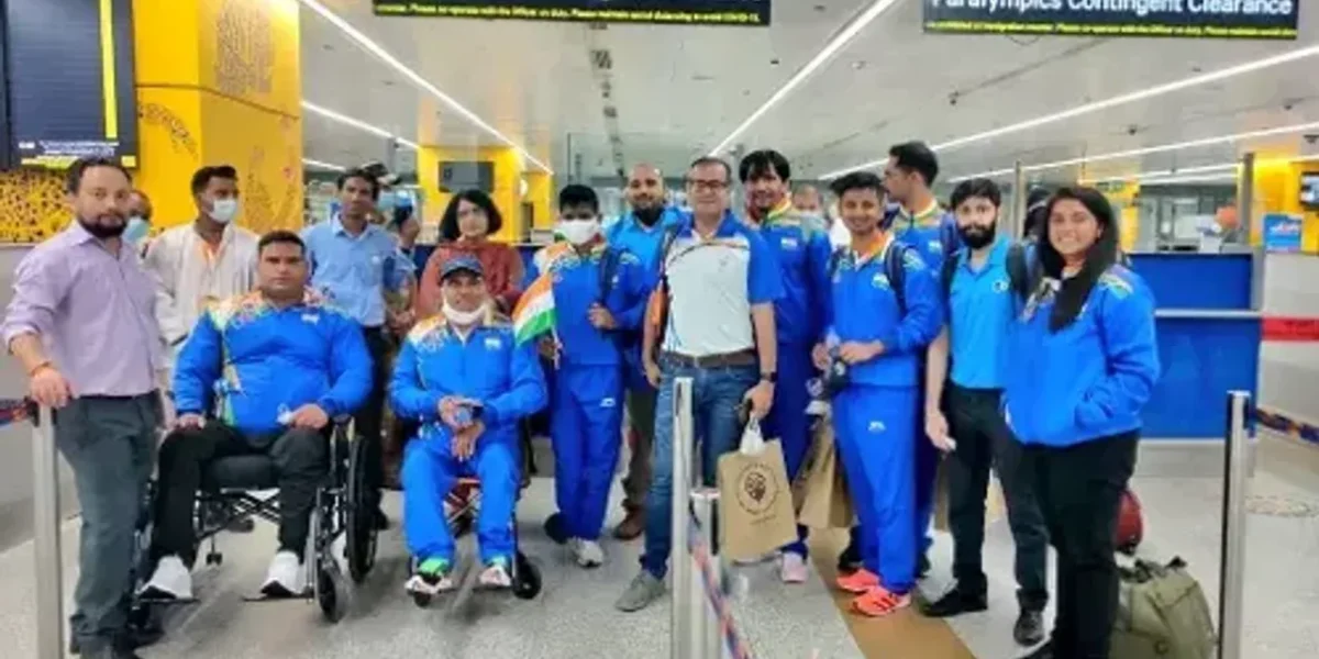 Indian contingent leaves for upcoming Tokyo Paralympics