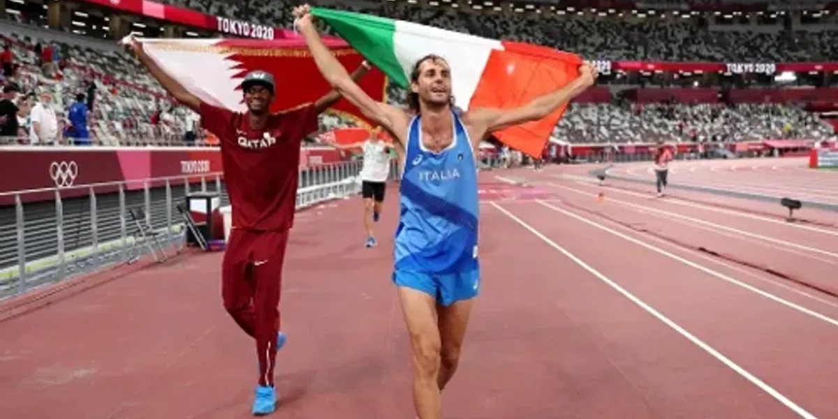 Tokyo Olympics: Italy’s Tamberi and Qatar’s Barshim, shares high jump gold