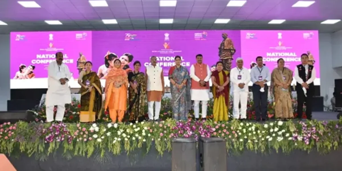 Let’s take up the responsibility of a well-nourished India together with the economic future of the country: Smriti Irani, Union Minister for Women and Child Development at the Nutrition Council at Kevadia