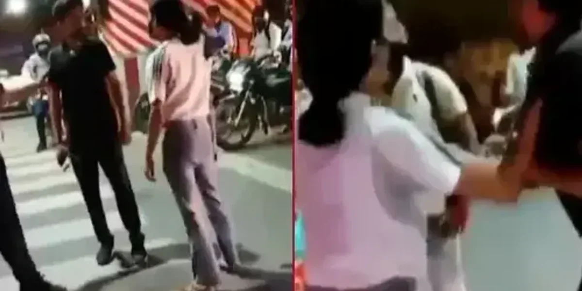 ‘Arrest Lucknow Girl’ trends after video of girl thrashing a cab driver on the road goes viral