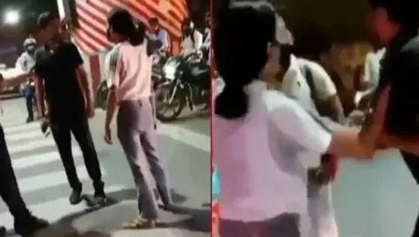 ‘Arrest Lucknow Girl’ trends after video of girl thrashing a cab driver on the road goes viral