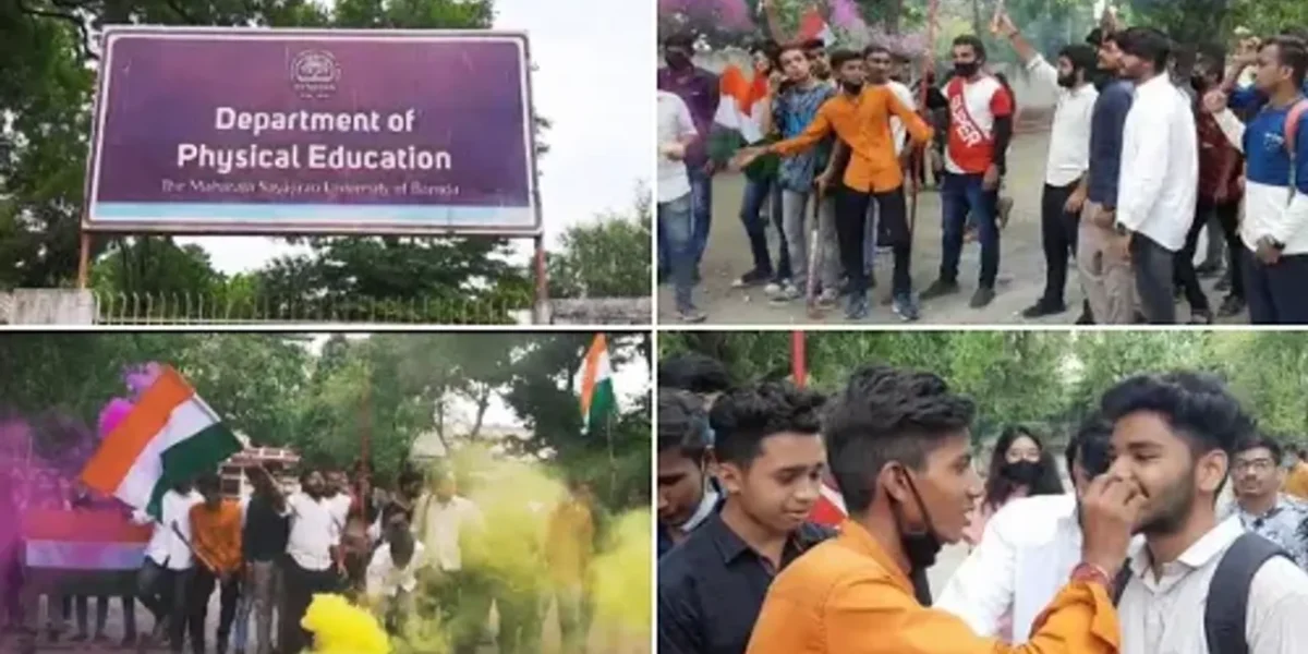 MSU Baroda students celebrate Indian team feat at Tokyo Olympics