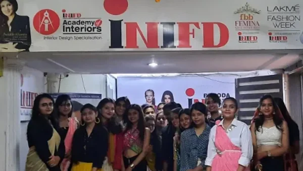 INIFD Baroda celebrate Janmashtami with the theme of Modern Radha and Krishna