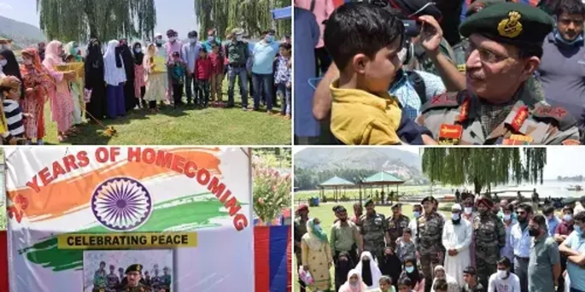23 years of homecoming commemorate at Manasbal lake