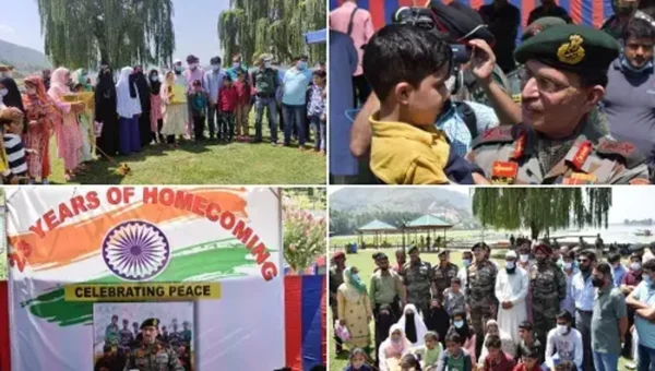 23 years of homecoming commemorate at Manasbal lake