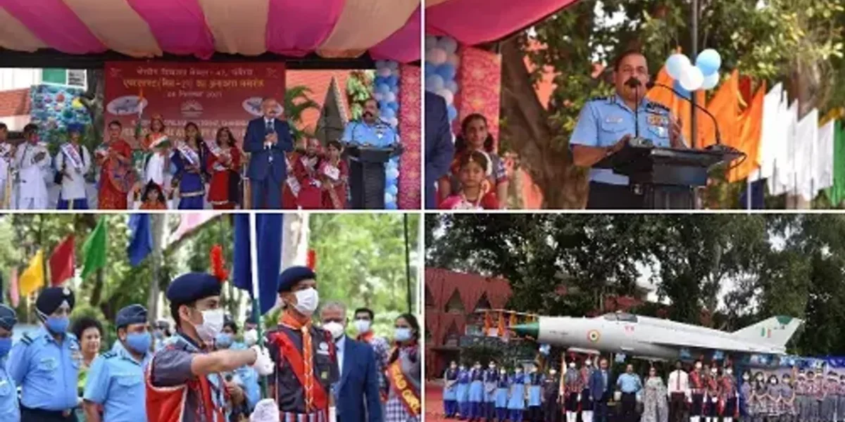 Air Chief Marshal RKS Bhadauria, Chief of the Air Staff visited Air Force Chandigarh