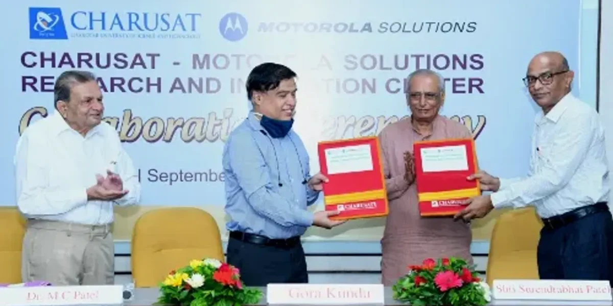 Motorola will set up Gujarat’s first Research and Innovation Center at CHARUSAT