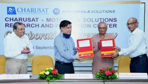 Motorola will set up Gujarat’s first Research and Innovation Center at CHARUSAT