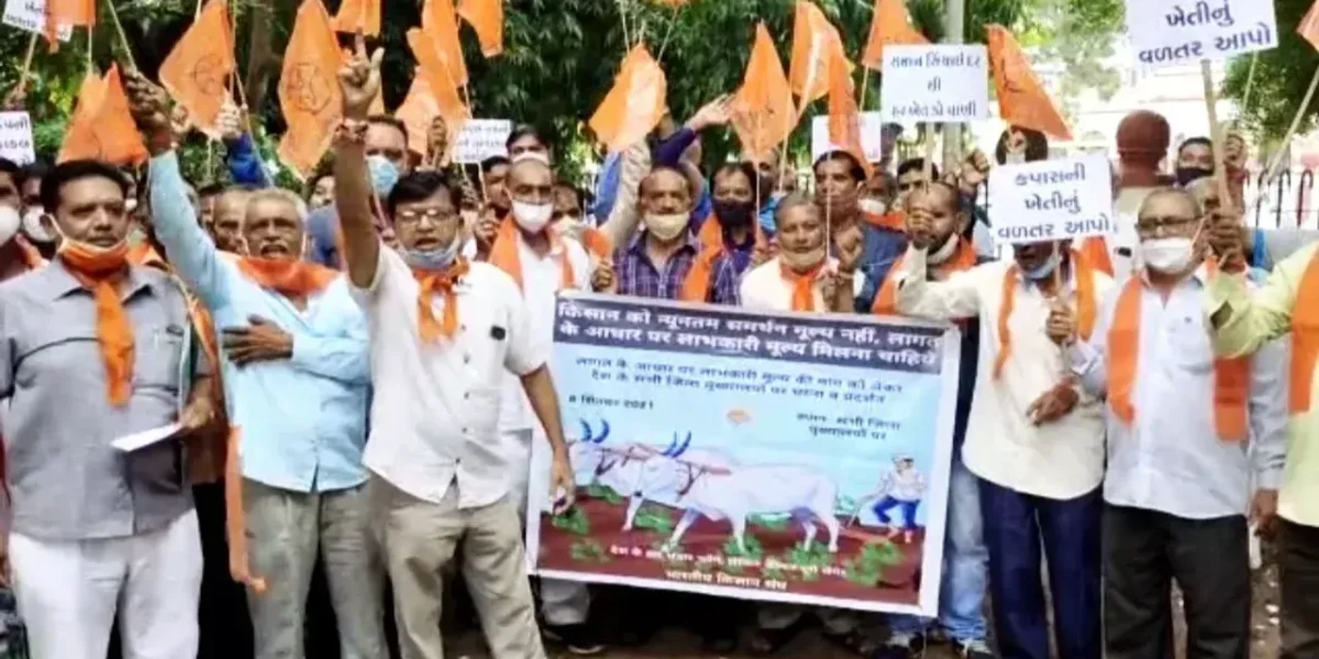 Application submitted to Collector by Bhartiya Kisan Sangh Vadodara in views of their various demands