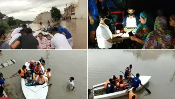 Indian Navy launches flood relief operations in Gujarat