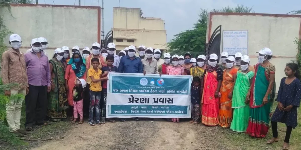 Prerna Pravas for 200 water committees of Vadodara district organized by “Wasmo” for water awareness under Jal Jeevan Mission