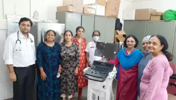 Ultrasonography facility in medical ICU at Sayaji hospital in Vadodara