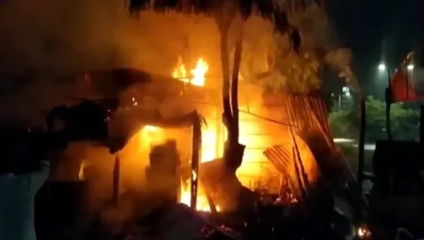 Fire broke out in auto garage on Sunpharma road in Vadodara