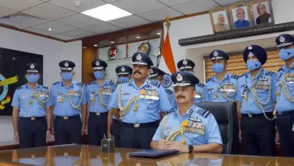 Air Chief Marshal VR Chaudhari took over as the Chief of the Air Staff