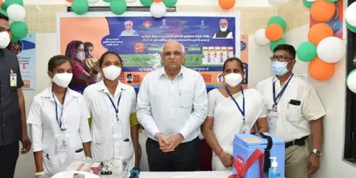 Gujarat Chief Minister Bhupendra Patel launches statewide PCV vaccination from Alhadpura of Chhotaudepur district